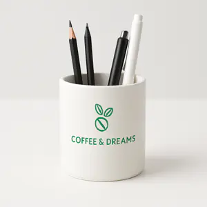 Desk Pen Holder - White